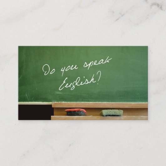 通訳、翻訳者、名刺 名刺 (正面)