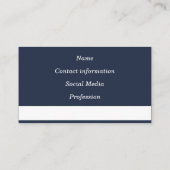 通話カード – アールヌーボーオークリーフ&アコーン 名刺 (裏面)