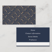 通話カード – アールヌーボーオークリーフ&アコーン 名刺 (正面/裏面)