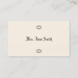 通話ビクトリアンカード コーリングカード