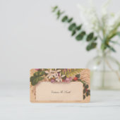 通話ビクトリアンカード – フローラ 名刺 (スタンド正面)