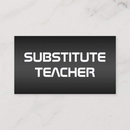 通話時の代替先生 名刺 (正面)