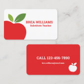 通話時の代替先生 名刺 (正面/裏面)