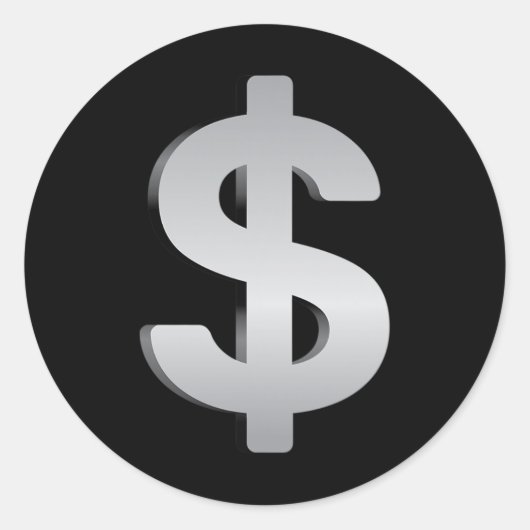 通貨と通貨 ラウンドシール (正面)