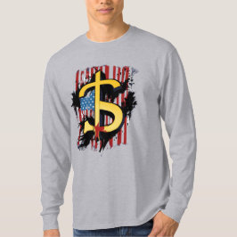 「通貨の優雅さ」ドルデザインTシャツ Tシャツ
