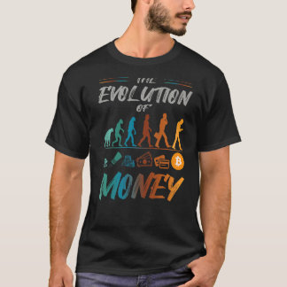 通貨Bitcoin通貨の進化 Tシャツ