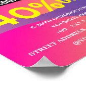 通販割引ショップ ポスター (角)