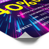 通販割引ショップ ポスター (角)