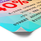 通販割引ショップ ポスター (角)