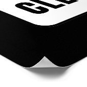 通販看板、小売店舗閉店販売 ポスター (角)