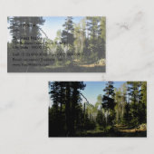 通路が付いている混合された森林 名刺 (正面/裏面)