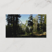 通路が付いている混合された森林 名刺 (裏面)