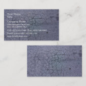 通路のアスファルト舗装のひび 名刺 (正面/裏面)