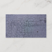 通路のアスファルト舗装のひび 名刺 (裏面)