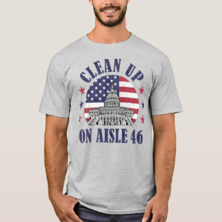 通路のクリーンアップ46アンチ-バイデン氏弾薬46 Tシャツ