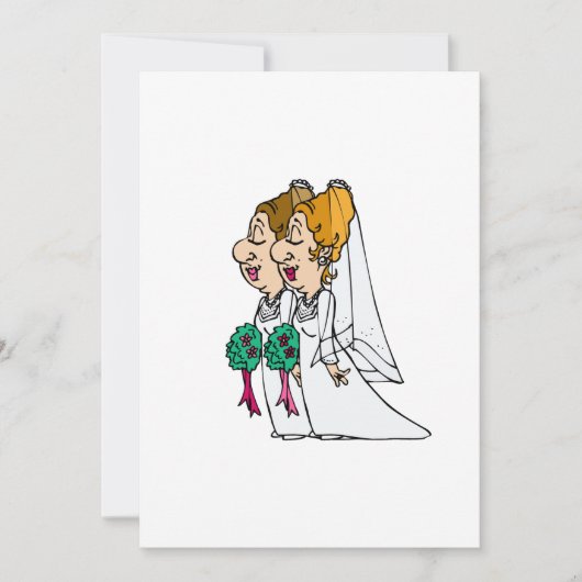 通路の下で歩いている花嫁 招待状 (正面)