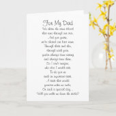 "通路の下の歩行"カード カード (黄色い花)