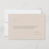 通路の提案カードをミニマルに歩いて下さい 招待状 (裏面)