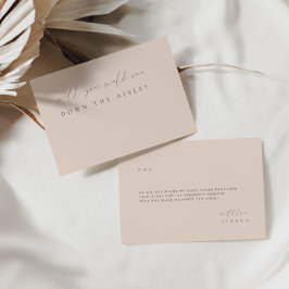 通路の提案カードをミニマルに歩いて下さい 招待状