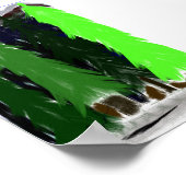 通路の木々 ポスター (角)