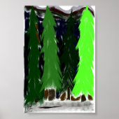 通路の木々 ポスター (正面)