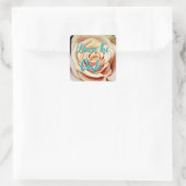 通路の結婚式用シール スクエアシール (バッグ)