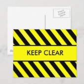 通路を確保 ポストカード (正面/裏面)