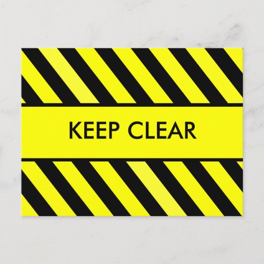 通路を確保 ポストカード (正面)