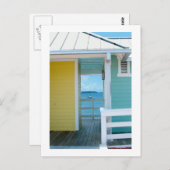 通路を通るボート ポストカード (正面/裏面)