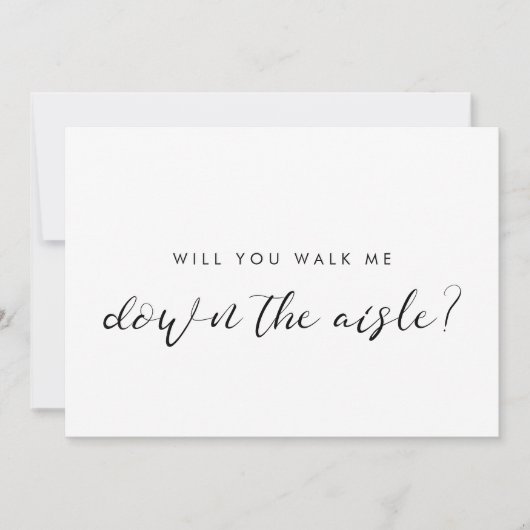 通路エレガントのカードを下ろしてくれないか 招待状 (正面)