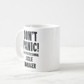 通路マネージャ コーヒーマグカップ (正面左)