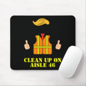 通路46で汚れガーベージマンセーフティベストを片付ける マウスパッド (マウス)