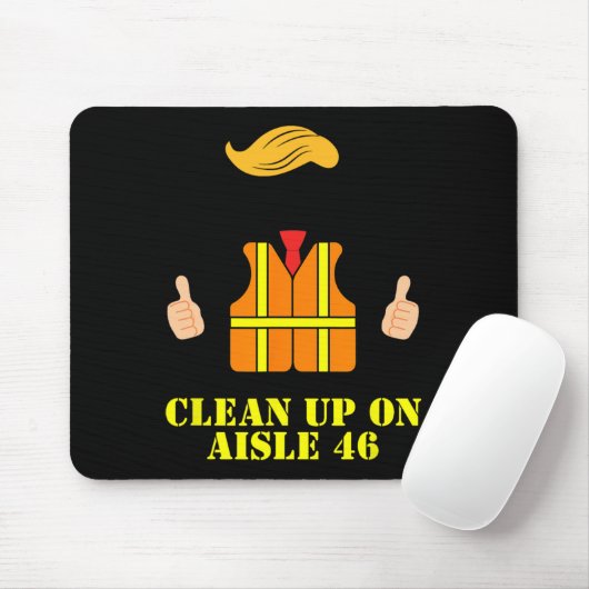 通路46で汚れガーベージマンセーフティベストを片付ける マウスパッド (マウス)