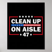 通路47のクリーンアップInfach 47アンチトランプ主宰 ポスター (正面)
