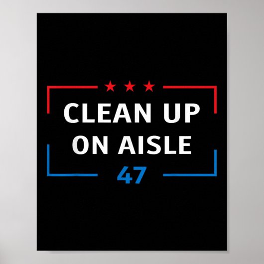 通路47のクリーンアップInfach 47アンチトランプ主宰 ポスター (正面)