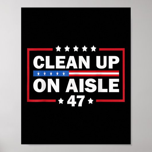 通路47のクリーンアップInfach 47アンチトランプ主宰 ポスター (正面)