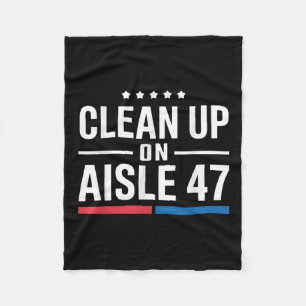 通路47のクリーンアップInfach 47アンチトランプ フリースブランケット