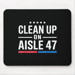 通路47のクリーンアップInfach 47アンチトランプ マウスパッド