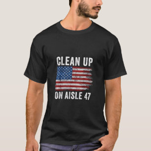 通路47のシャツインピーチ47アンチトランプ8 Tシャツ