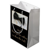 通路 の下の歩くことのための私Thanks叔父さん ミディアムペーパーバッグ (裏面アングル)