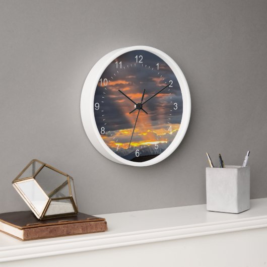 通輝く過 壁時計 (オフィス)