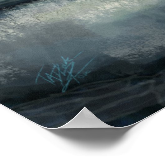 通過する嵐 ポスター (角)