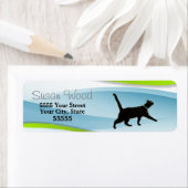 通過中の差出人住所ラベル ラベル (インサイチュ)