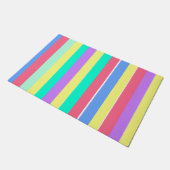 通電春パステルストライプズ ドアマット (アングル)