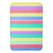通電春パステルストライプズ バスマット (正面縦)