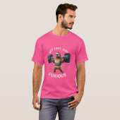 速いだけで激しい重量挙げおもしろいSloth Fi Tシャツ (正面フル)