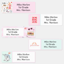 速いインスパイア子供服のラベル