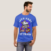 速いゴミ食べの生きおもしろいゴミ Tシャツ (正面フル)