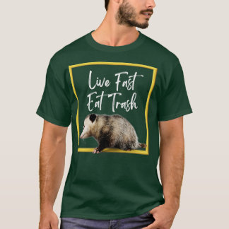 速いゴミ食べ箱に住む1 Tシャツ
