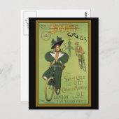 速いサイクルに乗る ポストカード (正面/裏面)